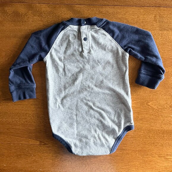 Carhartt "Mr. Fix It" baseball sleeves onesie 9m - Picture 5 of 7